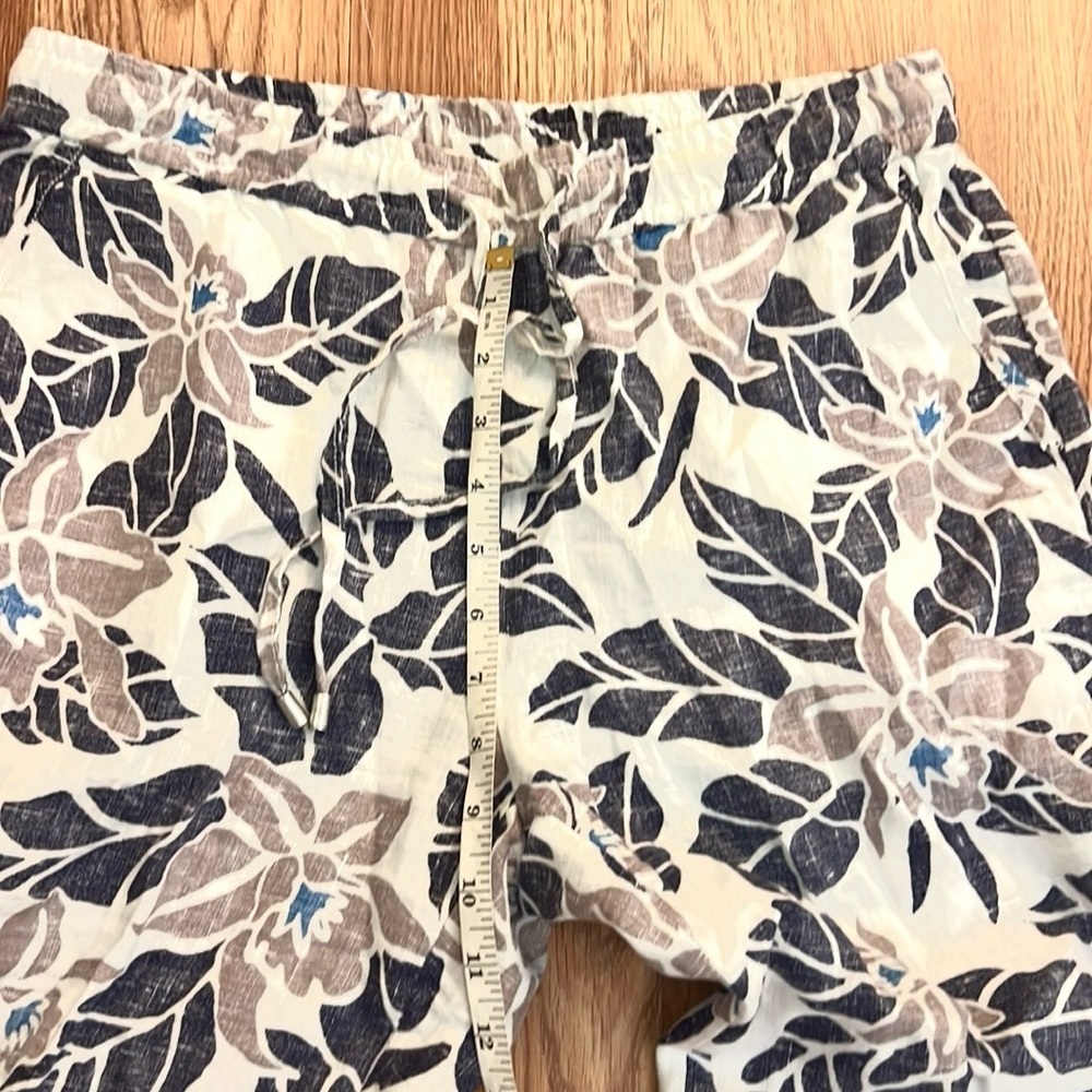 Tommy Bahama Luxury, ♻️Sustainable, RARE Pattern, Acid-Washed Leaf Pants, Size S - Picture 7 of 11